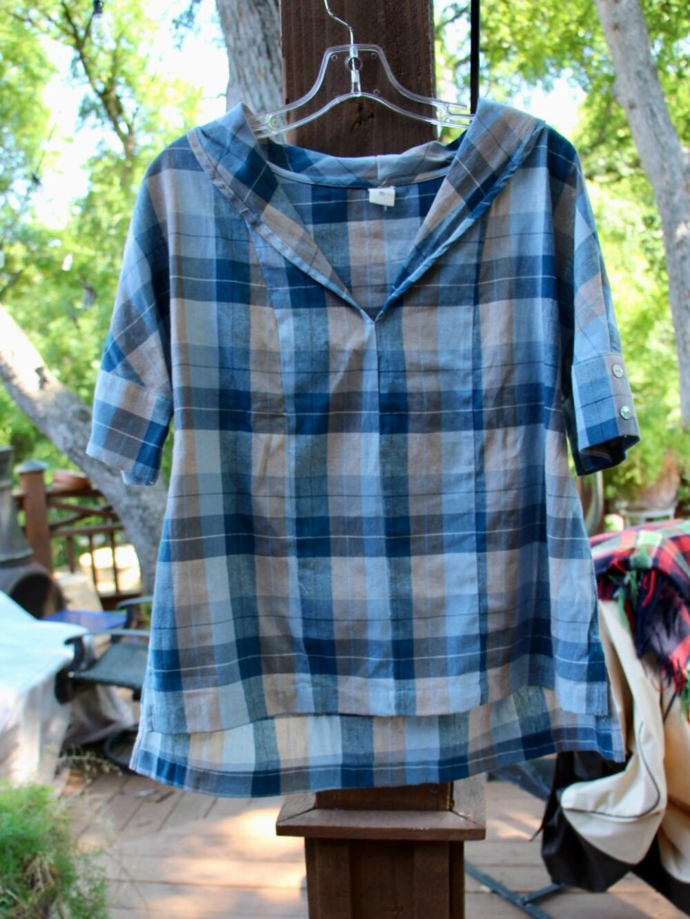 Ladies Lintico linen top size Medium